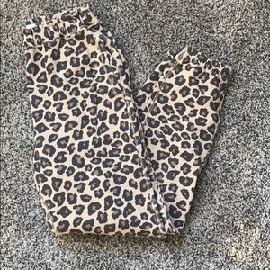 Abercrombie & Fitch leopard sweat pants
